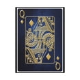 thumbnail image 2 of Queen Of Diamonds Space Background Playing Card Canvas Wall Art for Home Decor Ready-to-Hang, 2 of 18