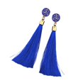 thumbnail image 2 of Visland Women Fashion Bohemian Earrings Jewelry Long Tassel Fringe Boho Hook Drop Dangle, 2 of 4