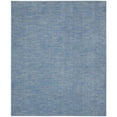 thumbnail image 6 of HomeRoots 7' X 10' Blue And Grey Striped Non Skid Indoor Outdoor Area Rug, 6 of 7