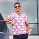 thumbnail image 4 of Balery Beautiful Swans Camisa Polo de Hombre con Estampado, de Manga Corta y Tejido Medio, Camisa Tipo Golf Polo-4X-Large, 4 of 6