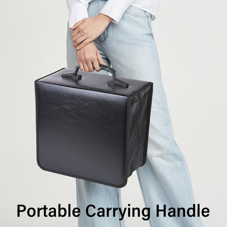 Hendoct CD/DVD Organizer Case, Holds 520 Discs, Compact Portable
