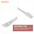 thumbnail image 4 of Camping Cutlery Set Stainless Steel Outdoor Flatware Hiking Utensils Foldable Forks Travel Tableware Portable, 4 of 6