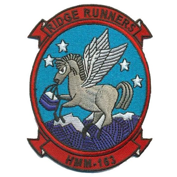HMM-163 Ridge Runners 1970 Patch – Sew On