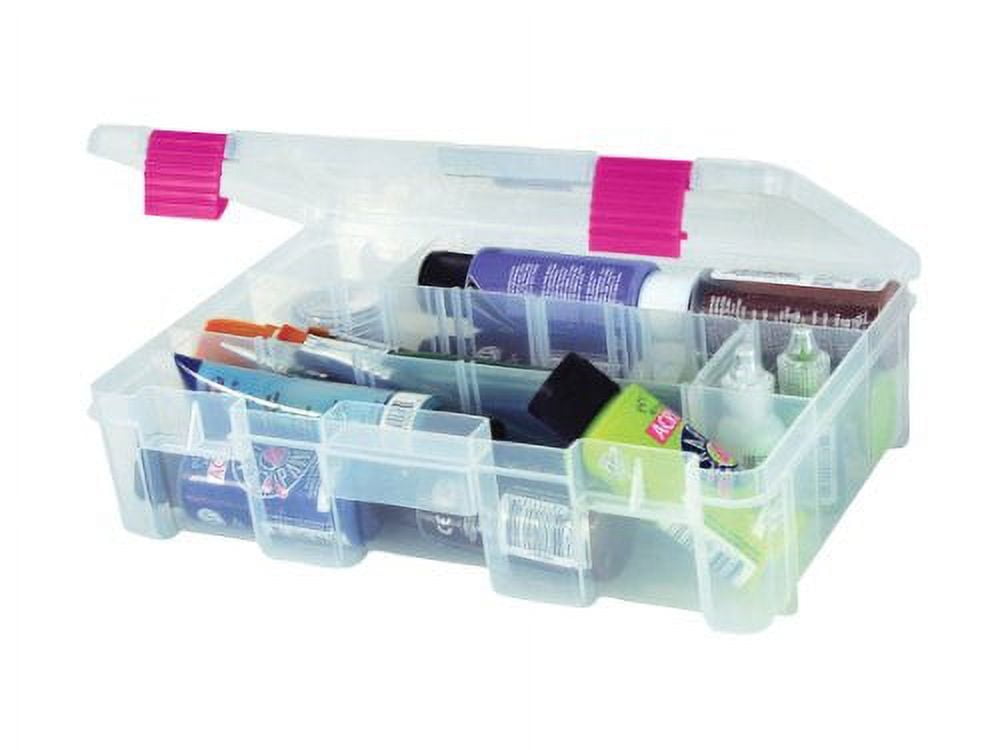 (2 pack) Creative Options Deep Utility Nine Compartment Clear Storage Box, 1 Each