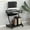 Black, variant on SogesPower 28.7"H Z Shaped Wood Office Desk with Drawer, Removable, Design for Home- Black