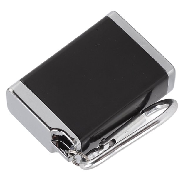 Ashtray Keychain, Modern Mini Ashtray Portable Easy Using Fireproof With Lid For Office Black,Silver,Gold,Blue,Red,Green
