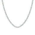 thumbnail image 1 of Men's 20" Figaro Chain Necklace in Stainless Steel - 5mm, 1 of 4