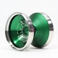 thumbnail image 2 of C3yoyodesign Galaxy Diver 6061 Yo-Yo - Aluminum Body - Stainless Steel Rings - Bi-Metal YoYo (Green), 2 of 3