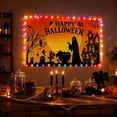 thumbnail image 4 of Cififendec Halloween Lighted Ghost Backdrop Flag, 59.06"×35.43", Happy Halloween Themed Banner for Photo Booth Wall Indoor Party Spooky Season Wall Accent, 4 of 5