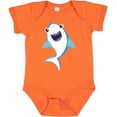 thumbnail image 3 of Inktastic Cute Shark, Little Shark, Blue Shark Boys or Girls Baby Bodysuit, 3 of 5