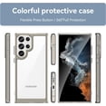 thumbnail image 2 of Case for Galaxy S24 Ultra,Transparent TPU+PC Acrylic Protective Military Grade  Heavy Duty Protection Phone Case for Samsung Galaxy S24 Ultra 5G,6.8 inch 2024 (Gray), 2 of 16