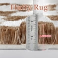 thumbnail image 6 of BERTHMEER 4'x6' Area Rugs for Bedroom Living Room Dinning Room Carpets Fluffy Rugs Plush Pile Soft Geometric Modern Shag Rugs,Brown White, 6 of 6