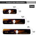 thumbnail image 3 of Happy Halloween Black Cat Sink Splash Guard for Faucet 2 Packs Faucet Absorbent Mats, Autumn Fall Funny Faucet Handle Drip Catcher Quickly Drying Mat for Kitchen Counter Bathroom, 23.6"x5.5", 3 of 7