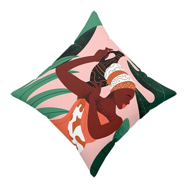 Transemion Throw Pillows Cover Soft And Durable For Home Decoration Easy To Clean Polyester Cushion Cover Pillow Cover Fit W0134-11 1Set