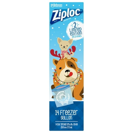 Ziploc Freezer Gallon Bags With Grip 'n Seal Technology - 14ct : Target