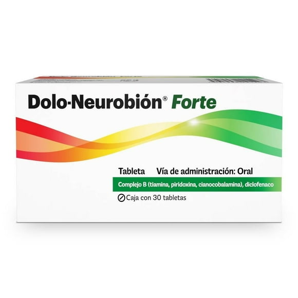 Dolo-Neurobión Forte caja con 30 tabletas