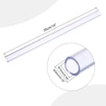 thumbnail image 2 of Uxcell Clear Rigid Pipe 15mm(5/8") ID 20mm(3/4") OD 14" High Impact, Clear Blue, 2 of 6