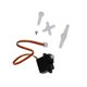 thumbnail image 4 of Seitruly Dron de Control remoto Universal de 4 piezas, repuesto de Servo Digital, engranaje de dirección de cuadricóptero, avión modificado Electrónica miscelánea 1.25 mm, 4 of 6