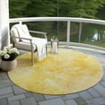 thumbnail image 6 of Addison Rugs Chantille Indoor/Outdoor Transitional Modern Gold Washable Round Rug, 8' x 8', 6 of 6