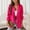Hot Pink#1, variant on LEBONYARD Blazers for Women Clearance,Womens Ladies Solid Turn Down Collar Jacket Long Sleeve Coat Outerwear Blazer Hot Pink XXL