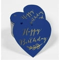 thumbnail image 2 of Inkdotpot 100 Pack Real Gold Foil Paper Tag Happy Birthday Favor Hang Tag, 2 of 8