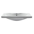 thumbnail image 4 of Pemberly Row Contemporary White Ceramic 32"x19" Rectangular Drop In Sink, 4 of 5