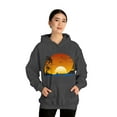 thumbnail image 6 of Retro Hawaiian Sunset Hoodie Unisex Heavy Blend™ Hooded Sweatshirt, 6 of 9