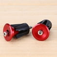 thumbnail image 2 of Soimiss bike handlebar grip end Bar End Plugs Rubber Red Bike Handlebars Standard Design 1 Pair, 2 of 6