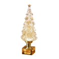thumbnail image 4 of Abbracc Light up Christmas Tree Snow Globe Christmas Decor for Entryway Room Friends Gold, 4 of 9