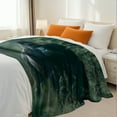 thumbnail image 3 of Flannel Fleece Throw Blanket, Soft Large Throw Blanket, Lightweight Cozy Plush Throw Blanket Fit Sofa Bed, 30"x40", Gorillas, 3 of 7