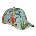 thumbnail image 3 of Haiem Retro Seamless Flying Butterflies Baseball Cap Dad Hat Cotton Soft Adjustable Fashion Hats for Men Women Unisex Style Headwear, 3 of 9
