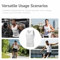 thumbnail image 5 of alpinario Men's Sleeveless Tank Top, Lightweight Quick Dry Breathable Moisture Wicking Gym Workout Running Tee for Training Fitness Bodybuilding, 5 of 7