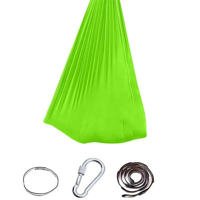 DPTALR Hamac en Nylon Extensible pour Enfants Siège de Yoga Aérien Intérieur Extérieur pour Exercice de Yoga