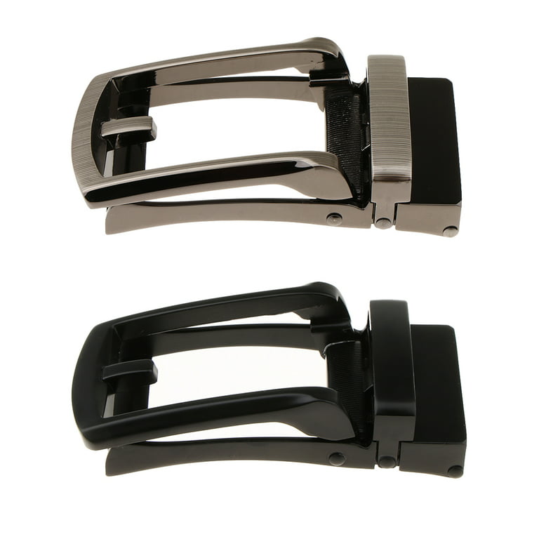 2pcs Automatic Alloy Belt Buckle Replacement Ratchet Slide Belt Repair  Parts 