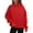 Red, variant on Women's Oversized Sweatshirts 2023 Casual Long Sleeve Turtleneck Pullover Fall and Winter Solid Lounge Sweatshirt Tops