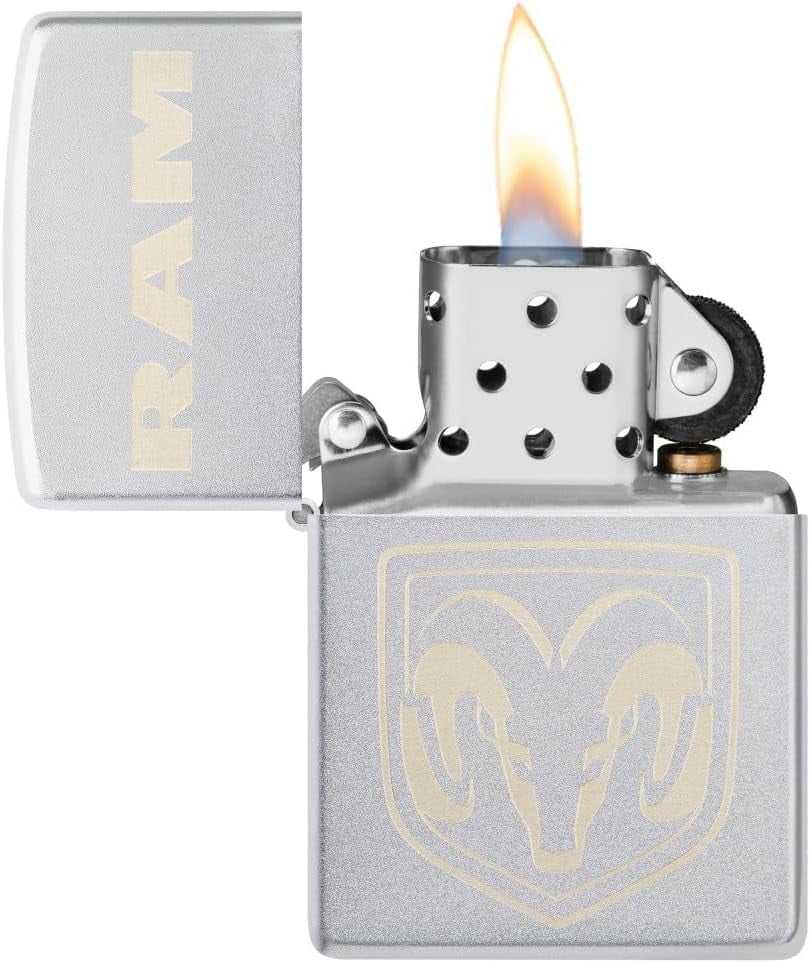 Zippo Lighter - Personalized Custom Message Engrave Ram 48763