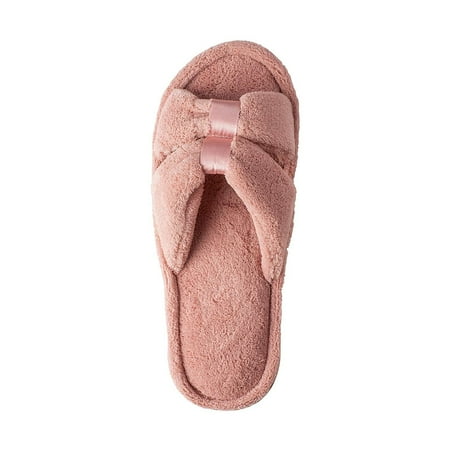 

Womens Open Toe Terry Flip Flops