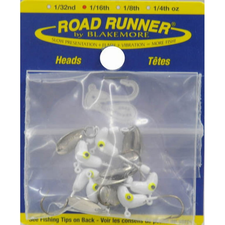 Blakemore Original Road Runner Heads White / 1/16oz