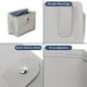 thumbnail image 4 of Bolsa de almacenamiento para coche, plegable, para colgar en la puerta, multifuncional, para coche, 4 of 6