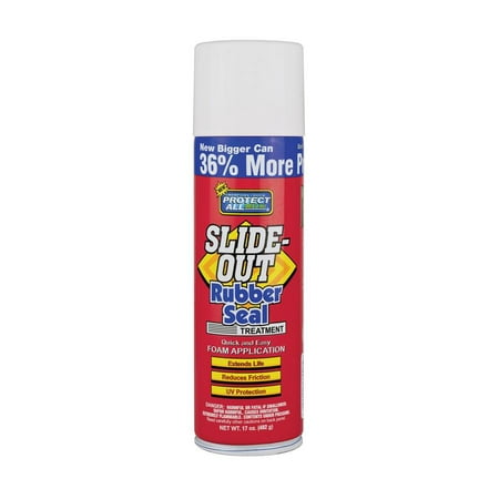Slide-Out Rubber Seal Treatment for RVs / Cars / Motorcycles - 17 oz - Protect All