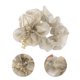 thumbnail image 3 of 1 Pc Scrunchies de Pelo Elegantes con Hojas y Flores para Mujeres y Niñas Champagne, 3 of 3