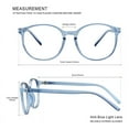thumbnail image 4 of LAMBBAA Vintage Round Progressive Multifocal Presbyopic Glasses, Anti-Blue Light Glasses for Men Women Readers (+0.00/+1.75 Magnification), 4 of 5