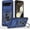Blue, variant on KOMI Case for Google Pixel 9/ 9Pro/ 9ProXL, Ring Holder Case with Magnetic, Lens Sliding Push Window Phone Case Slim Shock Protection (Black, 9)