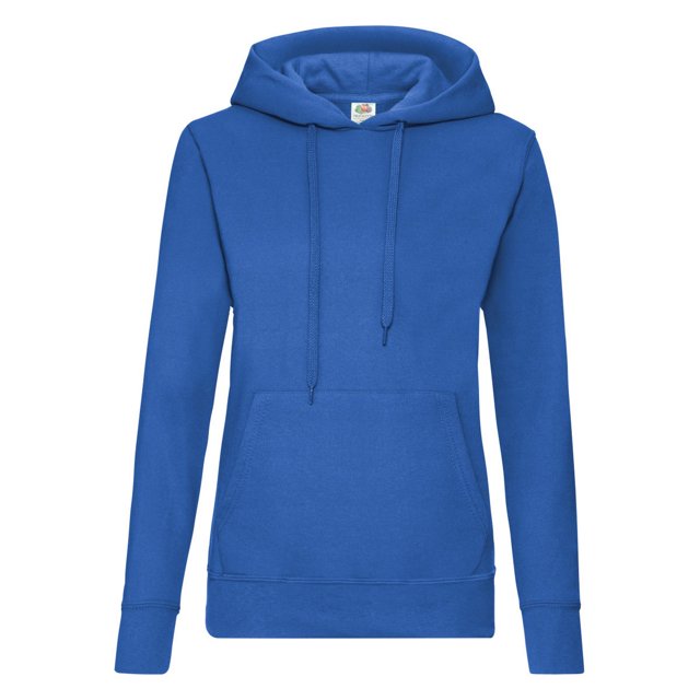 Fruit Of The Loom - Sudadera con capucha ajustada para mujer (Real)
