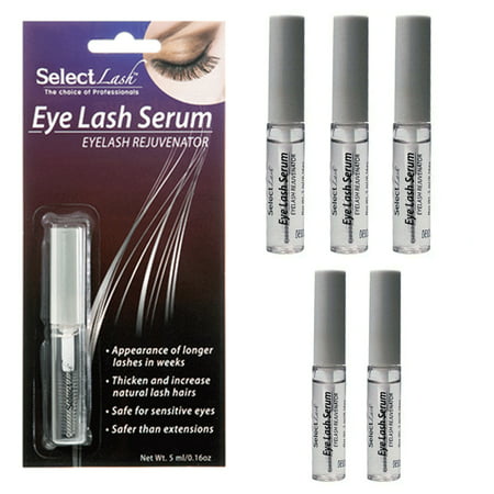 5PC Lash Growth Serum Lengthening Thicker Longer Eyelashes Renew Eyebrows