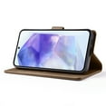 thumbnail image 4 of Allytech Flip Wallet Case for Samsung Galaxy A15, with Credit Card Slots, Magnetic Clasp, Slim Thin RFID Blocking Premium PU Leather Shockproof Kickstand Cover Case for Women Men - Brown, 4 of 7