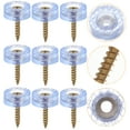 thumbnail image 2 of WORGEOUS Patas antideslizantes para muebles, patas de silla antideslizantes, patas de goma para muebles con tornillos, 20 Uds., 2 of 7