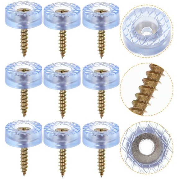 FUEENIRVA 20 Pcs Furniture Floor Protectors Rubber for Home and Office