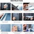 thumbnail image 3 of Vinyl Reflective Window Film Anti UV Insulation Window Film Self-Adhesive Privacy Glass Film, 3 of 7