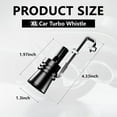 thumbnail image 4 of Turbo Exhaust Whistle，Exhaust Sound Enhancer，Turbo Sound Whistle Exhaust Muffler，Turbo Whistle For Car，Exhaust Whistle(XL-2PCS) (Black）, 4 of 7